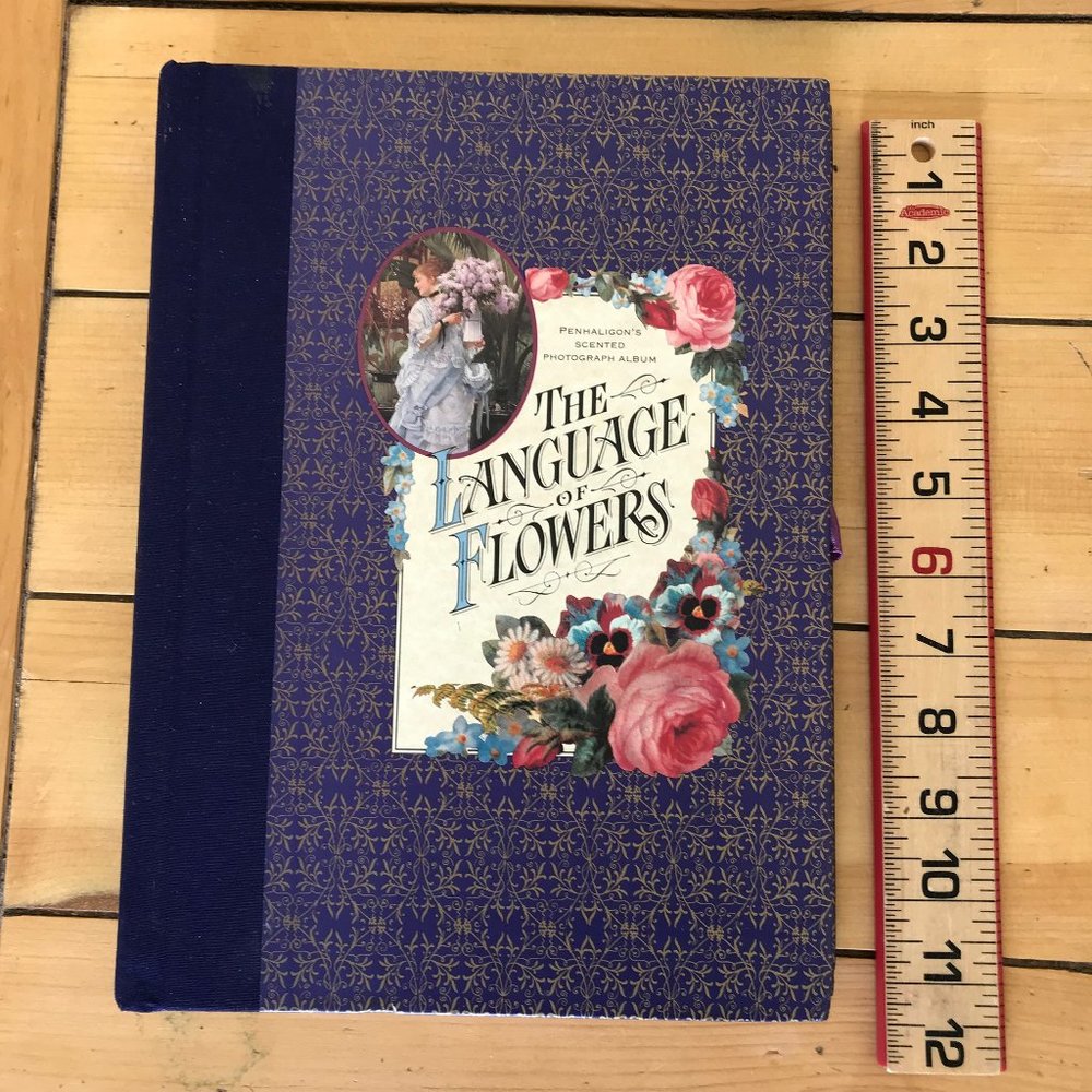 Language of Flowers Photo Album Die-Cut Pages Victorian Style 1992 Higton REPAIR